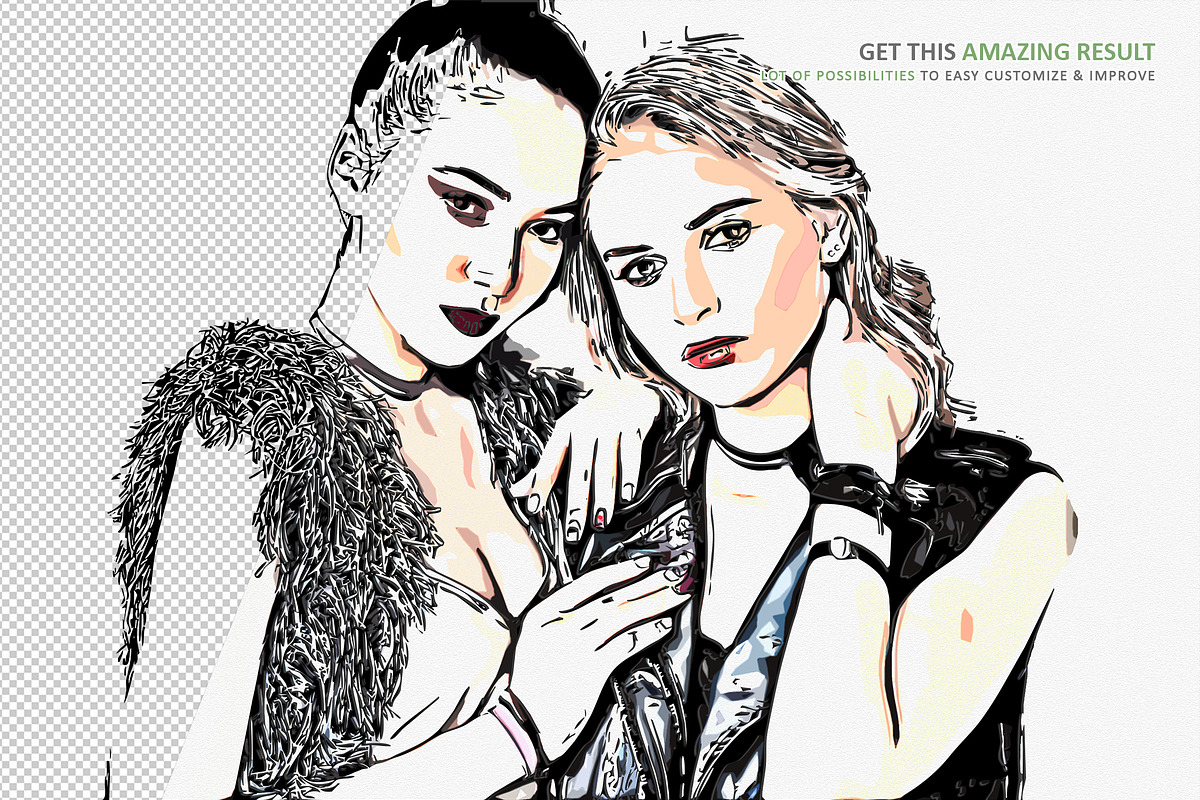 Vecto Maker - Photoshop Action Vol 2, an Action Add-On by A R T M A R T (Photo 3 of 10)