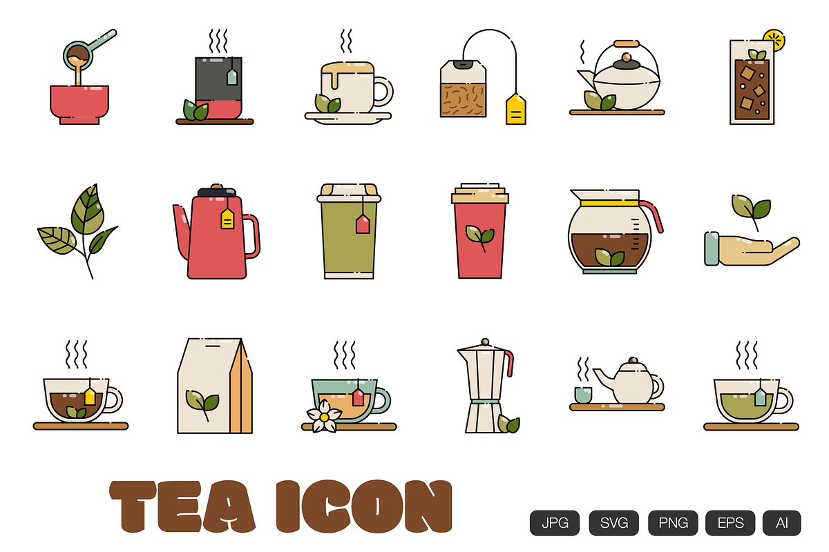 18 Tea Icon, an Icon by vintagio