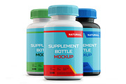 Supplement Bottle Mockup, a Product Mockup by creativejunbd (Thumbnail 4 of 7)