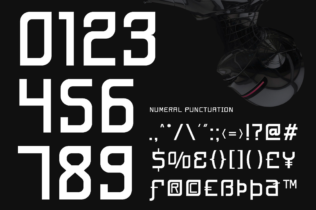 Astroch - Sans Futuristic Font, a Sans Serif Font by AQR Studio (Photo 4 of 8)