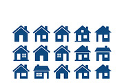 Charming House Icon Set, an Education Illustration by CarWrap design (Thumbnail 3 of 3)