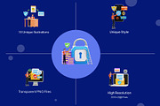 Data Security System 3D Illustration, a 3D by novia99design (Thumbnail 3 of 6)