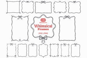 Whimsical Hand Drawn Frame