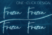 FROZEN Photoshop Effects + Action, a Layer Style Add-On by Alexiva (Thumbnail 3 of 6)