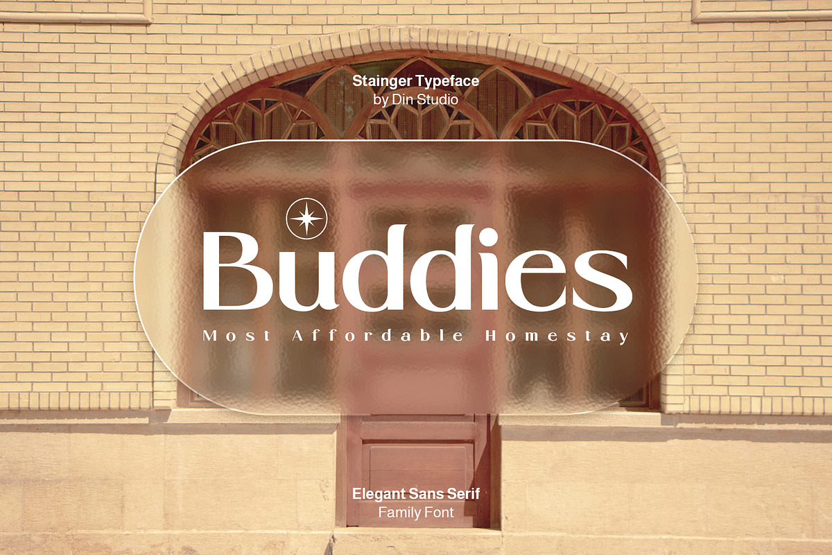 Stainger, a Sans Serif Font by din-studio.com (Photo 4 of 11)
