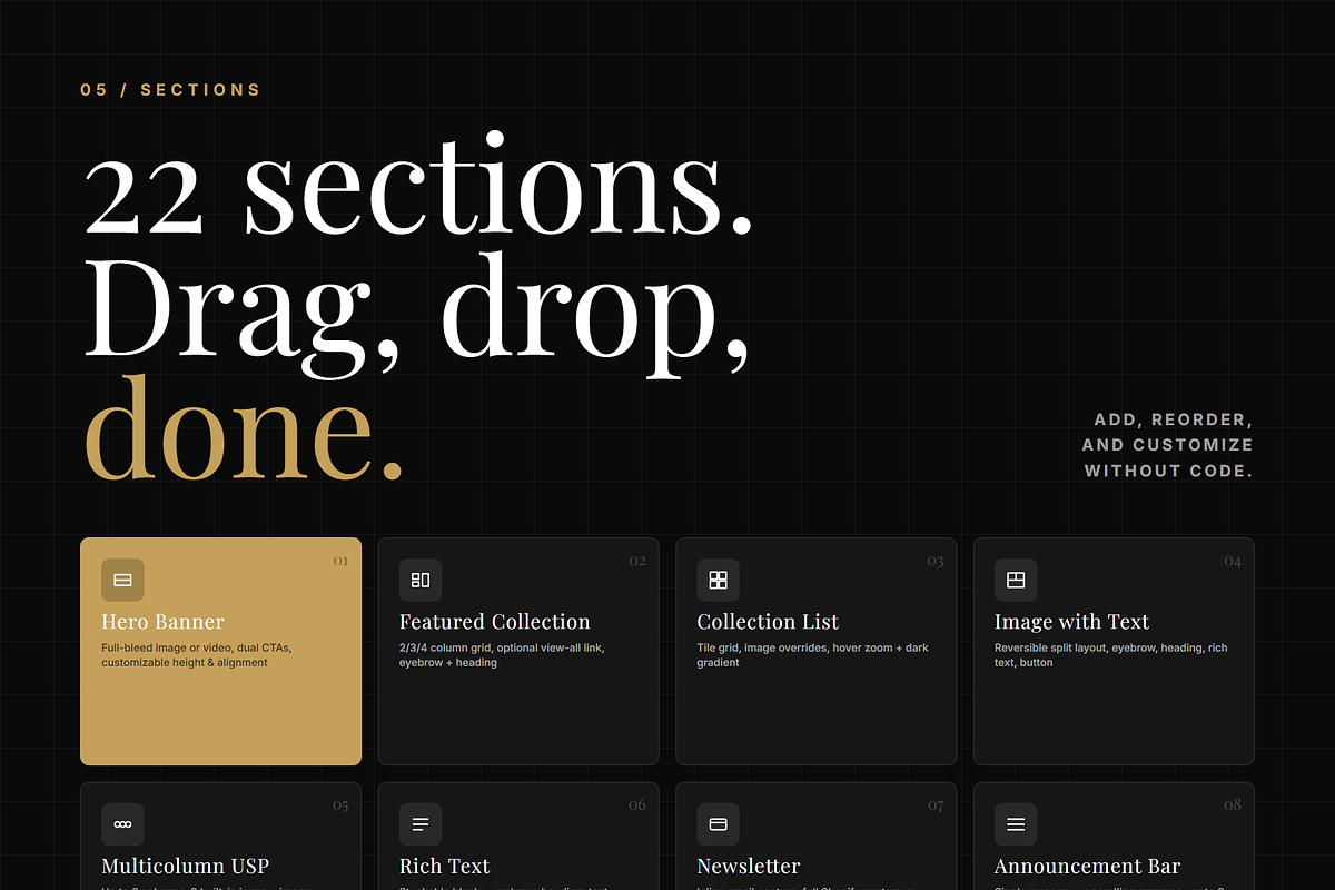 Aurelle Shopify Theme, a Shopify Template by Ibnul Jaif Farabi (Photo 5 of 8)