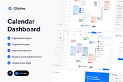 Ofative - Calendar Dashboard App, an UI Kit Template by cansaasstudio (Thumbnail 1 of 6)