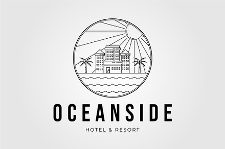 oceanside architecture logo design