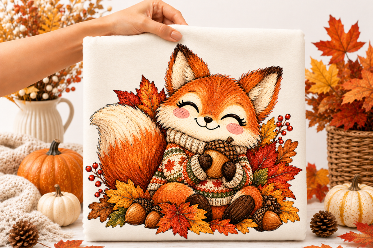 12PNG CUTE FALL CHARACTERS CLIPART, a Seasonal Illustration by Vachira Digital Studio (Photo 4 of 14)