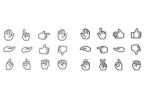 Hand gestures used to convey various, a Technology Photo by ZinetroN