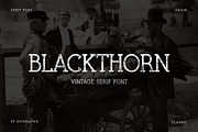 Blackthorn Vintage Serif Font, a Slab Serif Font by UICreative (Thumbnail 1 of 3)