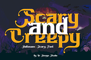 Hallowen Metoys, a Blackletter Font by QR Design Studio (Thumbnail 2 of 10)