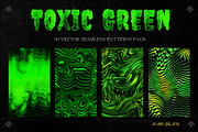 Toxic green seamless patterns pack, a Pattern Graphic by Gudiny (Thumbnail 1 of 8)