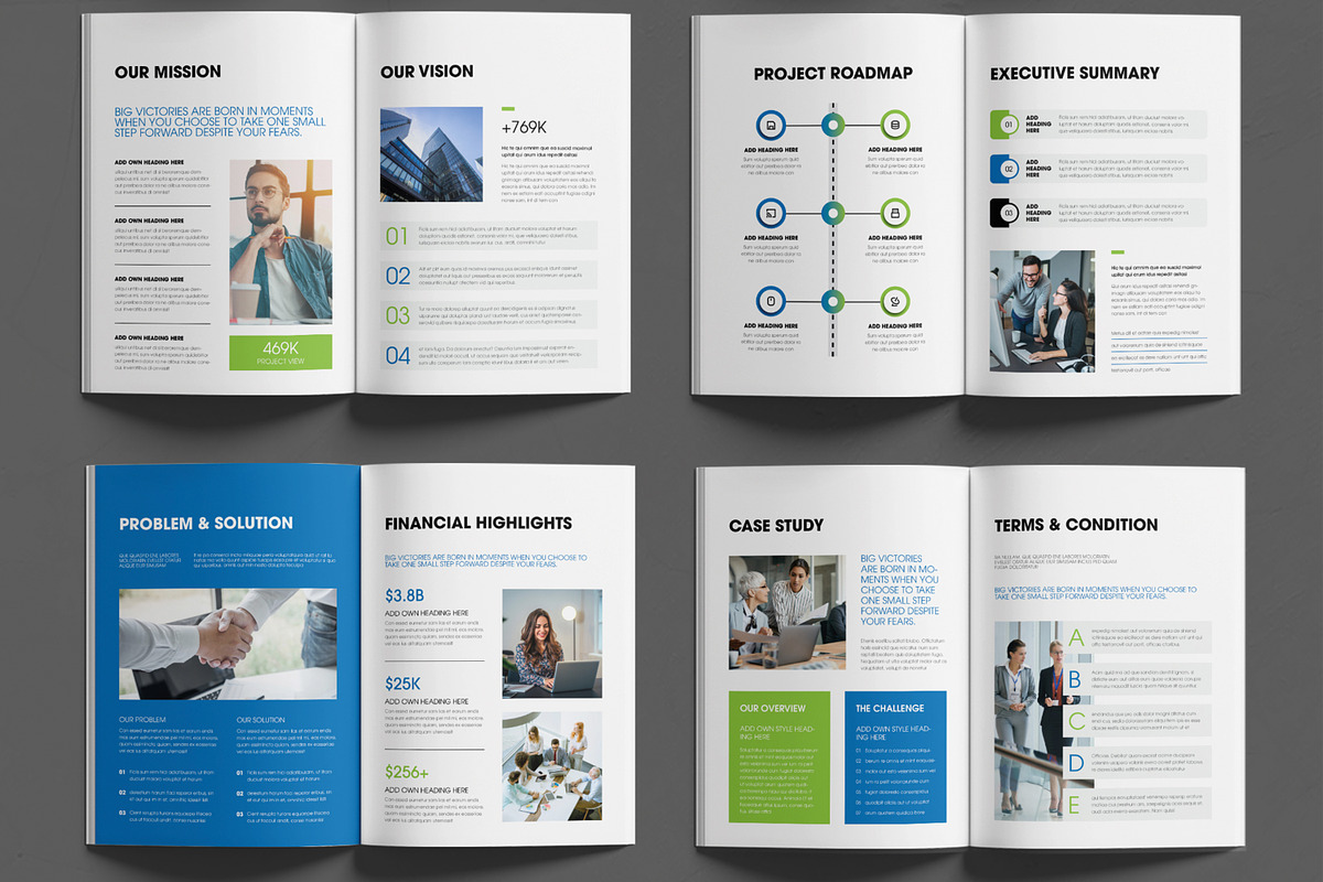 Corporate White Paper Brochure, a Brochure Template by MightyDesign (Photo 3 of 6)