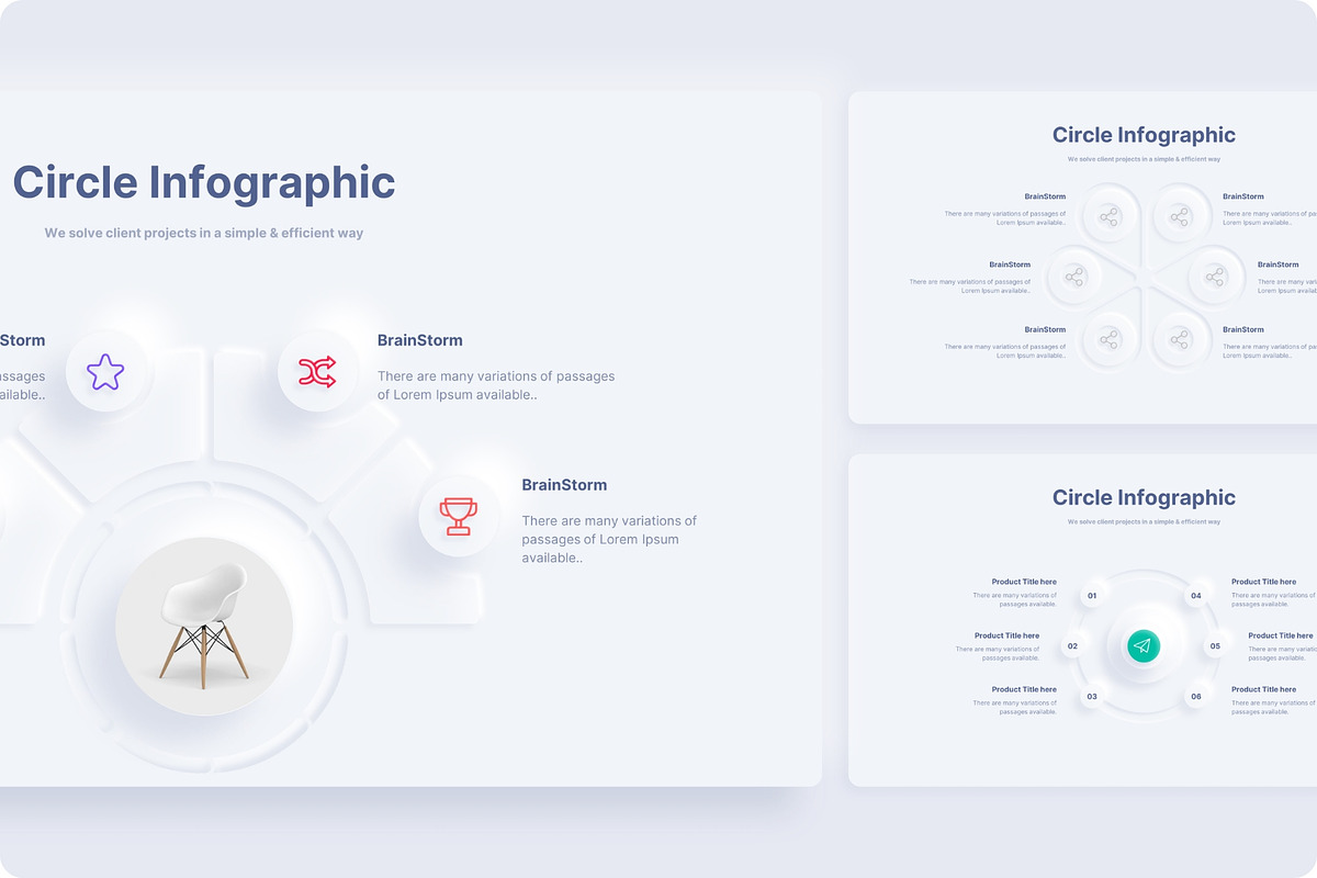 Neumorphic Presentation Template, a Presentation Template by TemplateZuu (Photo 41 of 48)
