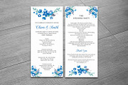 Wedding Program Template, an Invitation Template by retrographix (Thumbnail 2 of 4)
