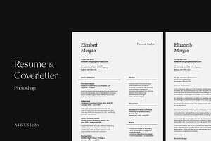 Resume & Coverletter — Photoshop, a Resume Template by colorituals