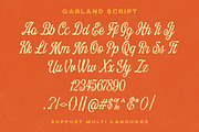 Garland - Script & Display Font Duo, a Script Font by Letterhend Studio (Thumbnail 8 of 11)