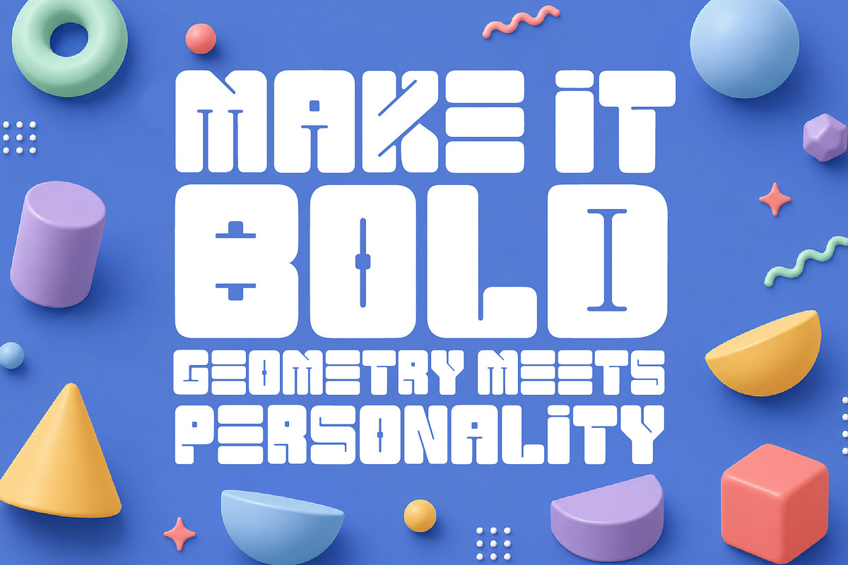 PLUMPIX BOOM - Bold Big Blocks, a Sans Serif Font by HypeWorksCo (Photo 2 of 15)