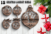 Christmas Ornament Laser Cut Design, a Graphic by balal (Thumbnail 1 of 16)