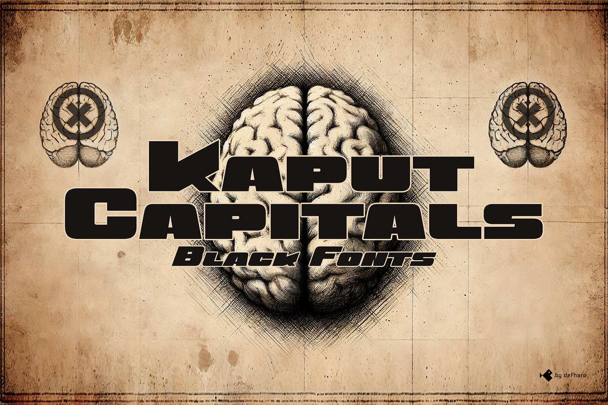Kaput Caps Display - 02 fonts, a Sans Serif Font by deFharo (Photo 3 of 12)