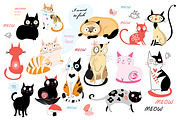 Funny cats in love, an Animal Illustration by Tanor (Thumbnail 2 of 4)