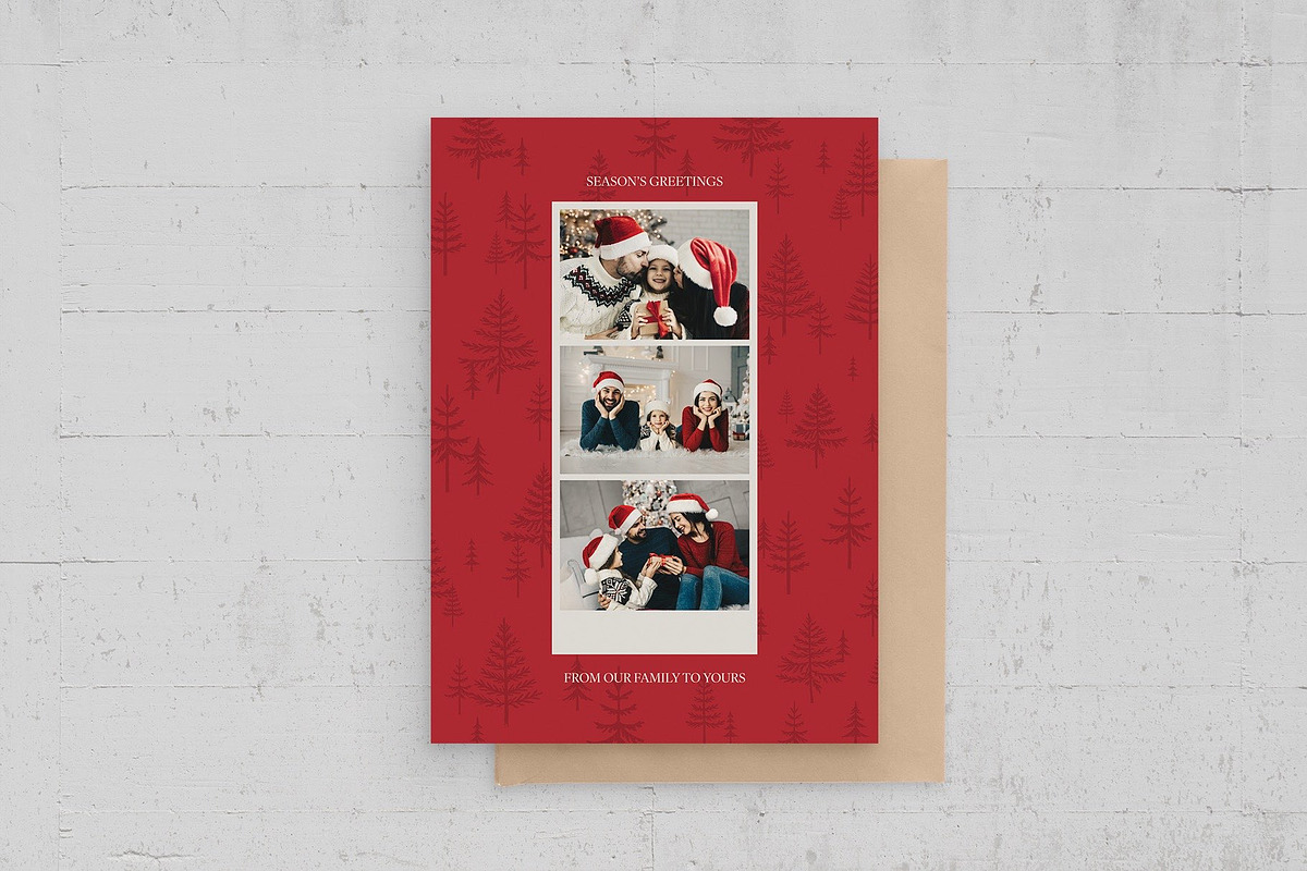 Modern Christmas Photo Card Template, a Flyer Template by BrandPacks (Photo 3 of 4)