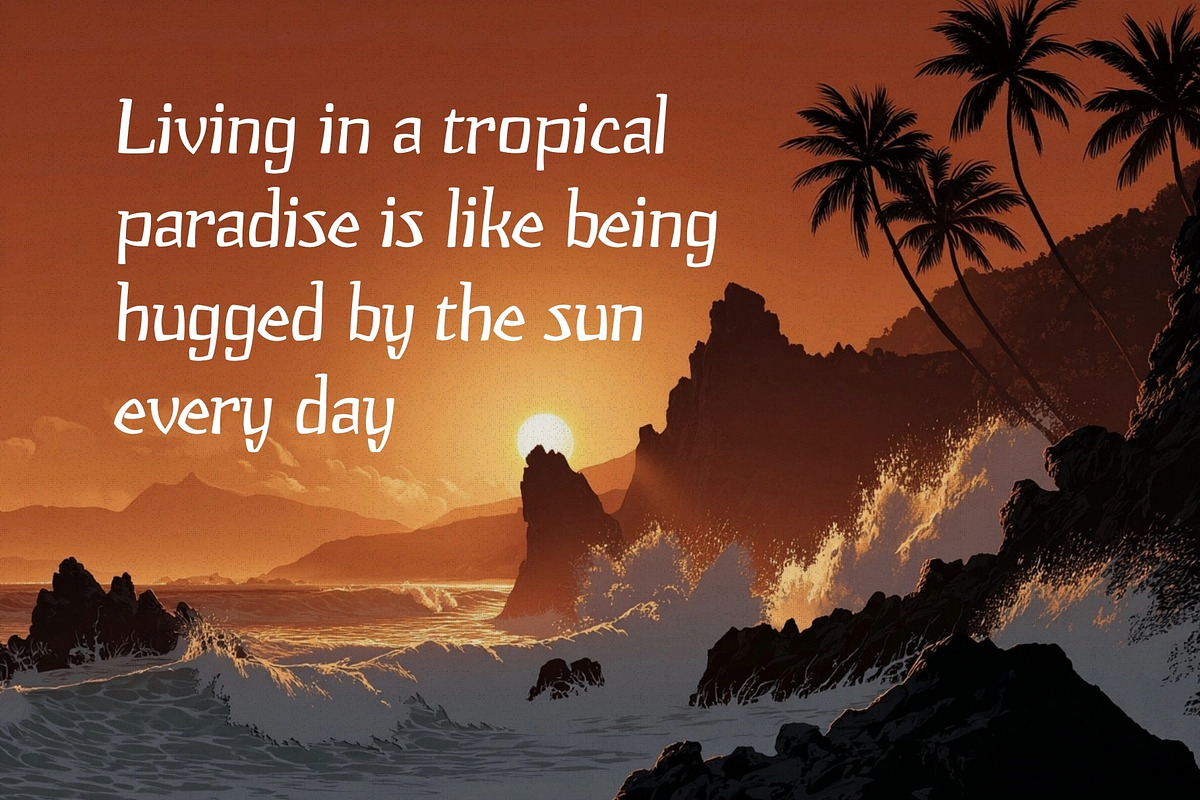 Tiki-Tide - Organic Tropical Font, a Sans Serif Font by HipFonts (Photo 4 of 9)