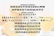 Orange Juice | Script Font, a Script Font by Scratchones (Thumbnail 7 of 8)