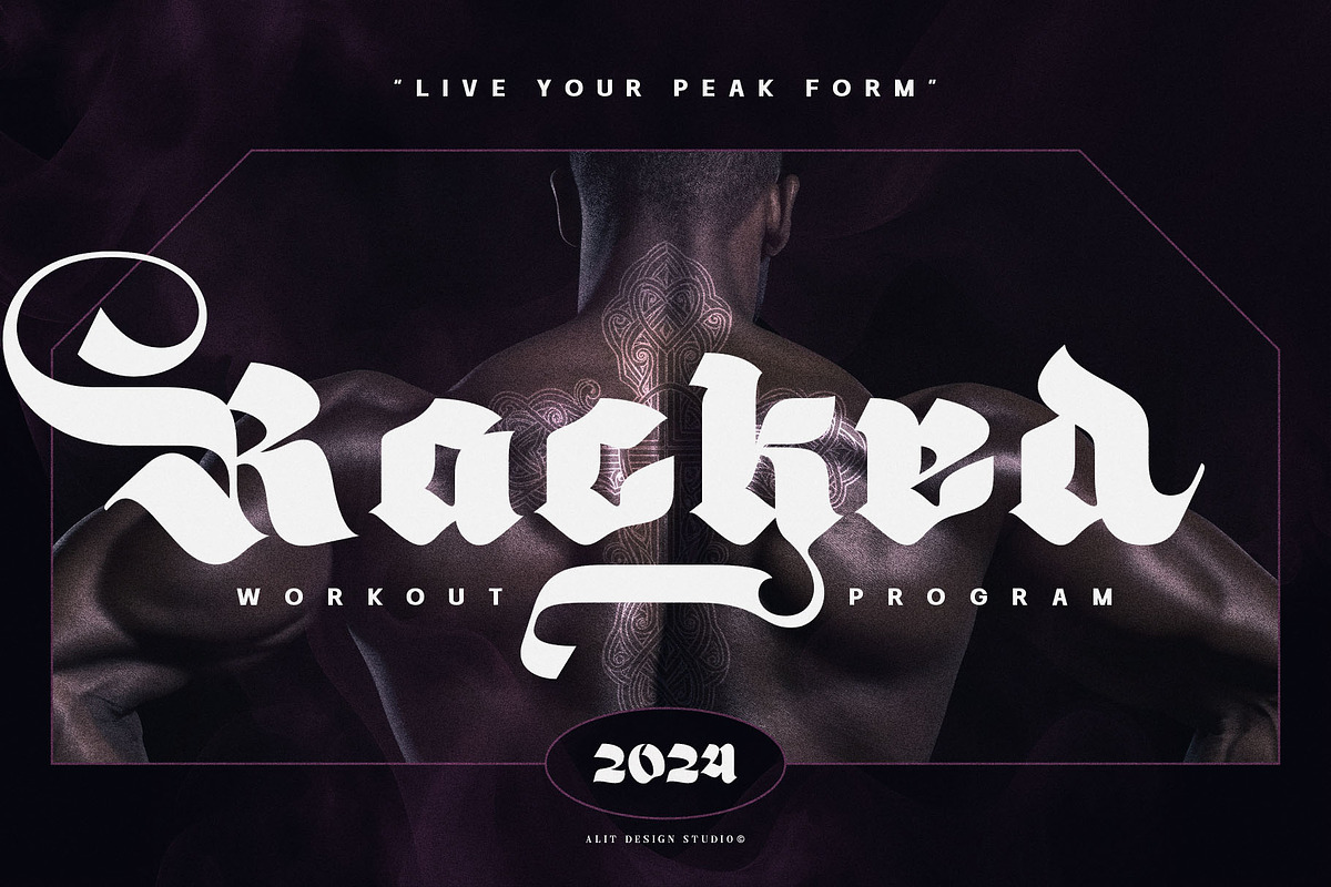 Giant Black Typeface, a Blackletter Font by alit design (Photo 8 of 20)