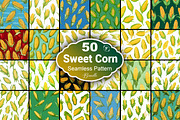 Sweet Corn Seamless Pattern, a Pattern Graphic by Forhadx5 (Thumbnail 1 of 8)