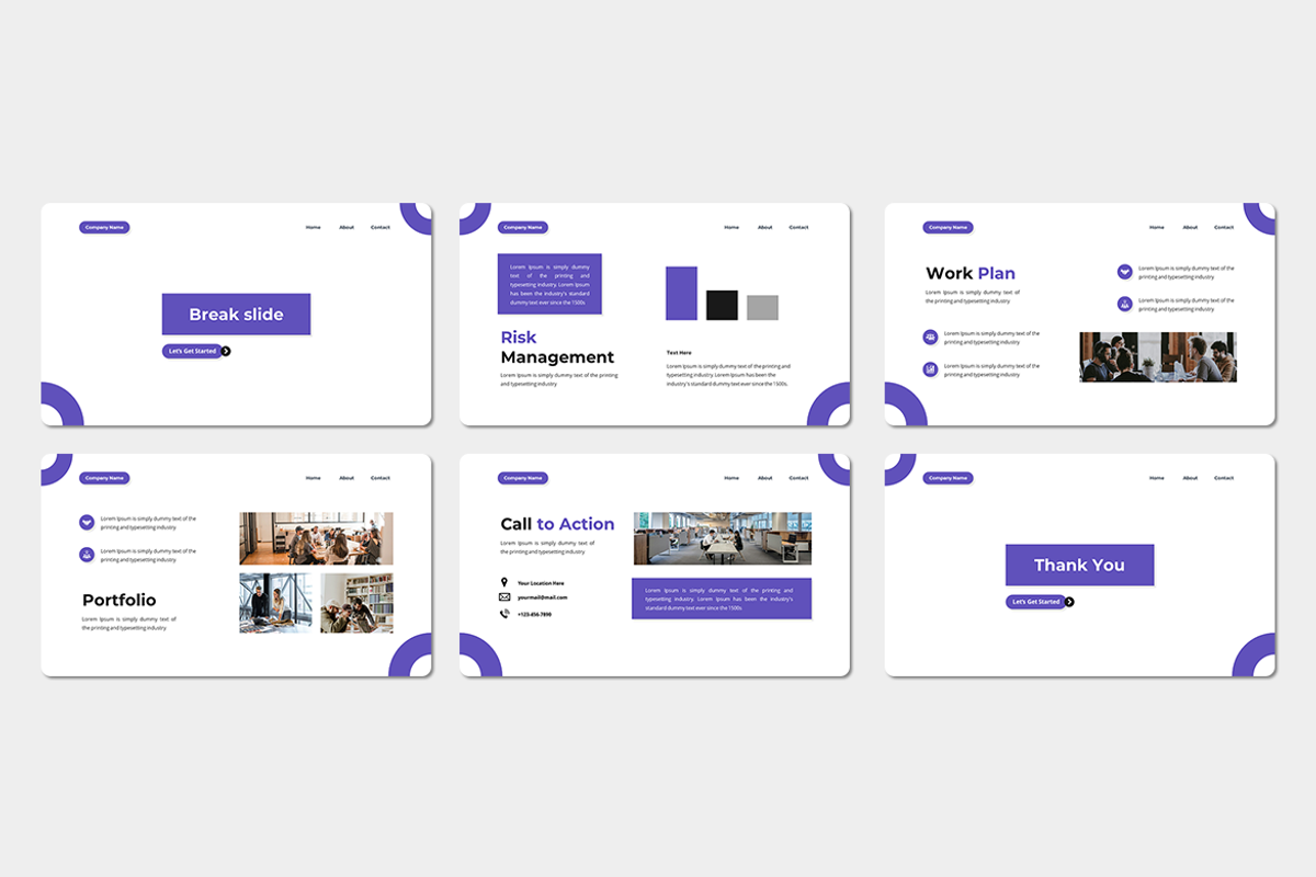 Business Consulting Keynote Template, a Presentation Template by Iqsiart Studio (Photo 3 of 3)