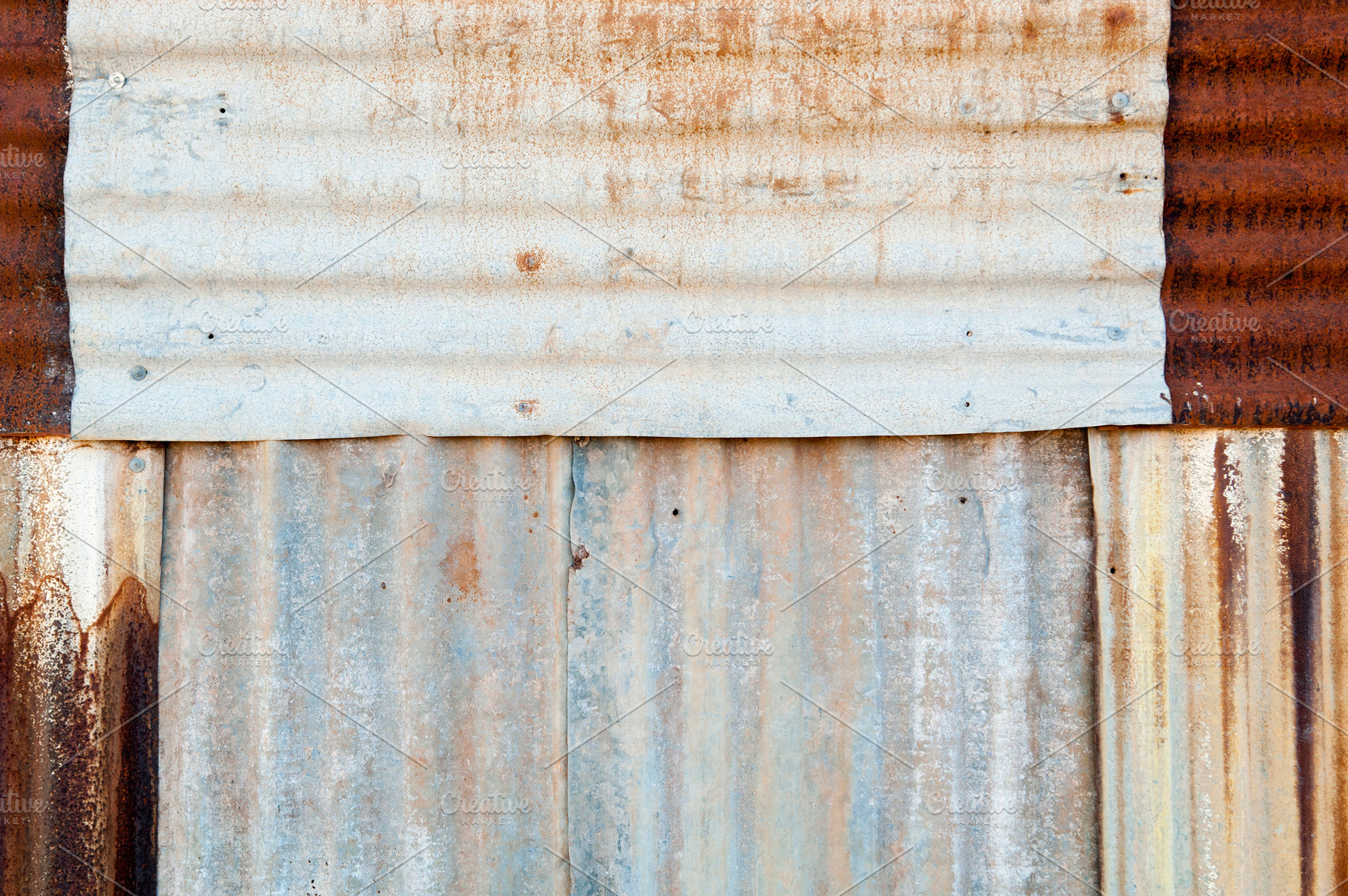 Rusted Metal Sheets Background, a Background Photo by THP Creative