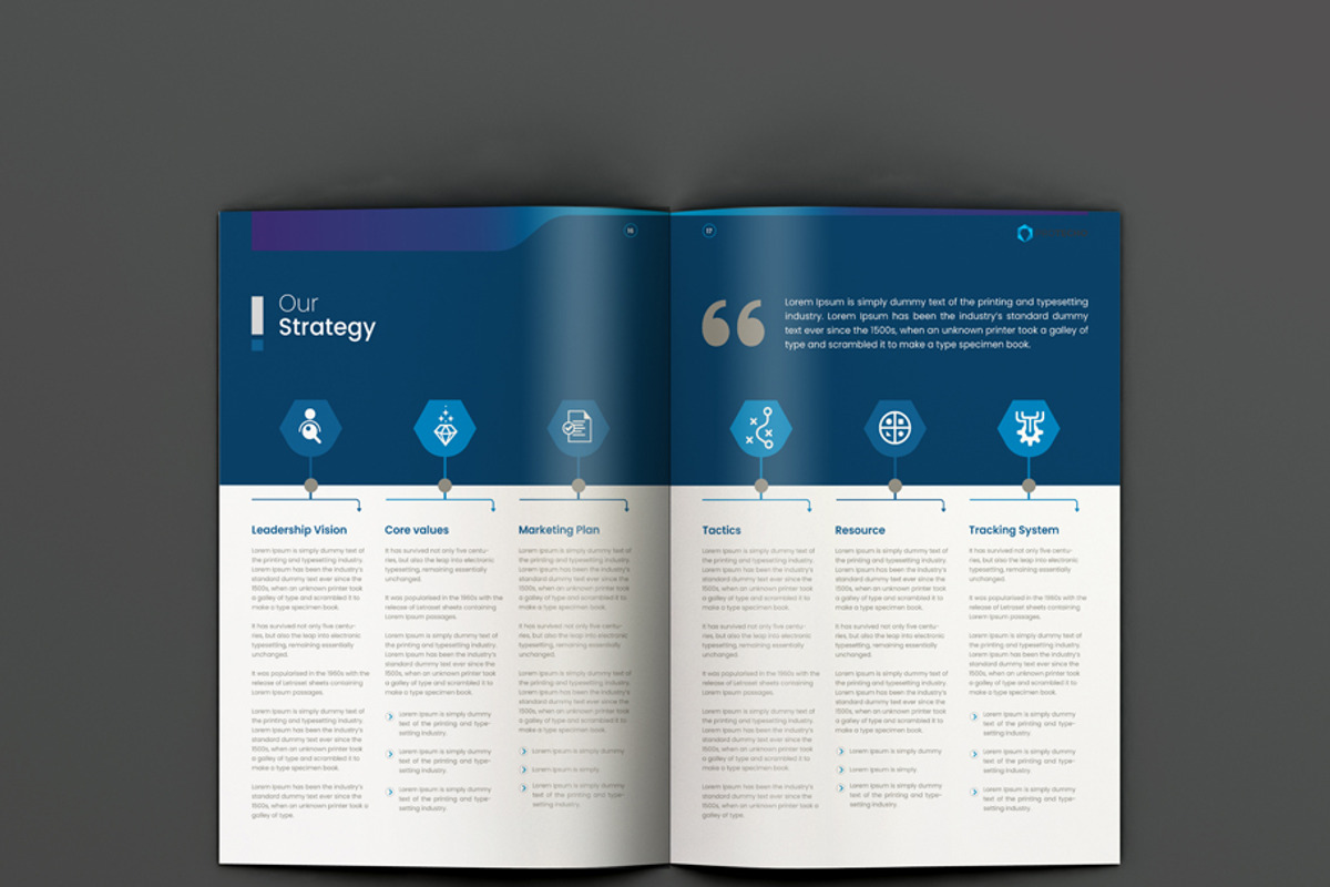 Annual Report, a Brochure Template by xnorpix (Photo 9 of 25)