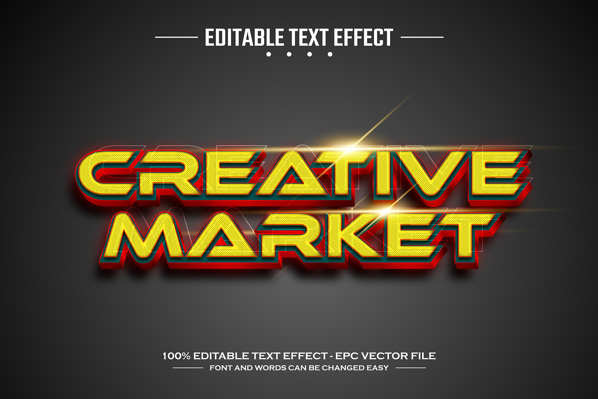 Smart editable text effect template, a Layer Style Add-On by nicemorning (Photo 3 of 3)