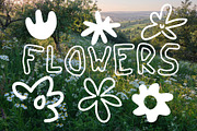 Groovy Shapes & Doodle Flowers, a Decorative Illustration by Luamor (Thumbnail 4 of 12)