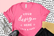 Bella Canvas 3001 Graphic Mockups, a Shirt Mockup by lock and page (Thumbnail 27 of 65)