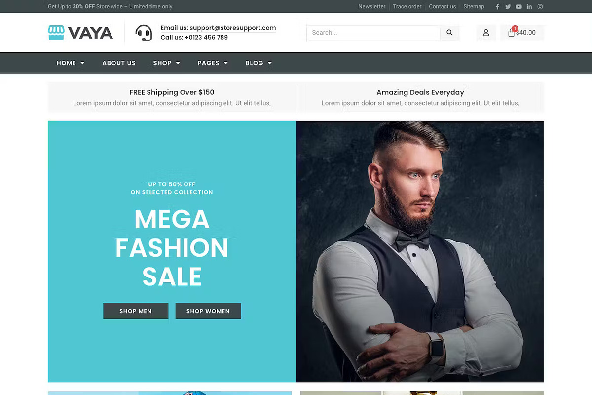 WooCommerce Elementor Template Kit, an UI Kit Template by UInstrument (Photo 5 of 9)