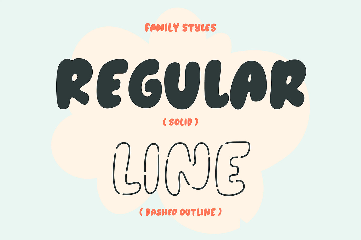 Joypops - Handwritten Bubble Font, a Handwritten Font by Panatype™ Studio (Photo 5 of 9)