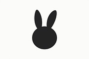 Cute Minimal Bunny Head Bundle, an Illustration by hafijul (Thumbnail 3 of 7)