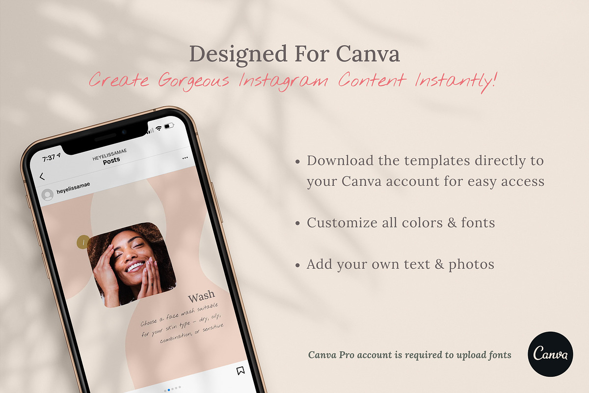 Abstract Carousel Templates CANVA XD, a Social Media Template by Elissa Mae Creative (Photo 5 of 15)