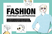Fashion Portrait Illustrations, a Healthcare Illustration by Wingsart Studio (Thumbnail 1 of 6)