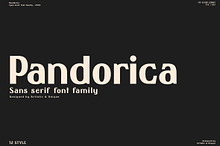 Pandorica-Sans serif font family