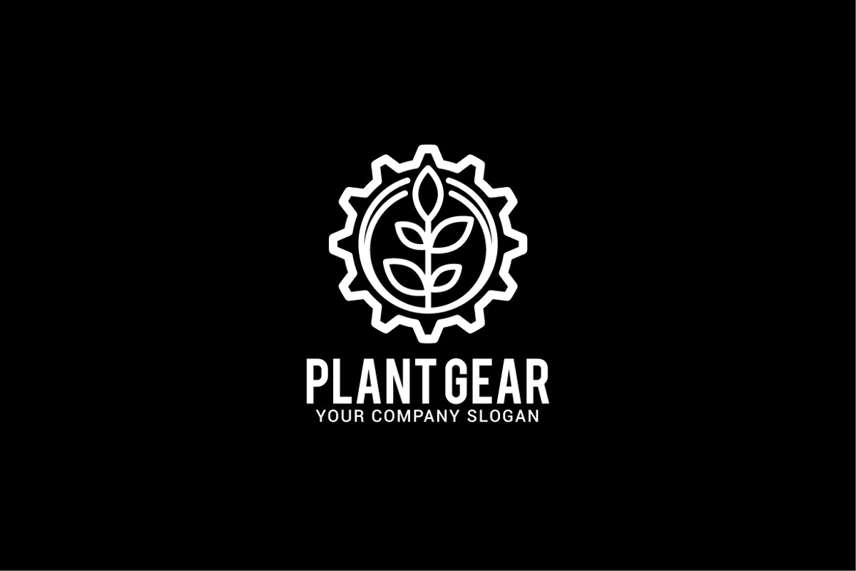 plant gear logo, a Branding & Logo Template by shazi (Photo 3 of 3)
