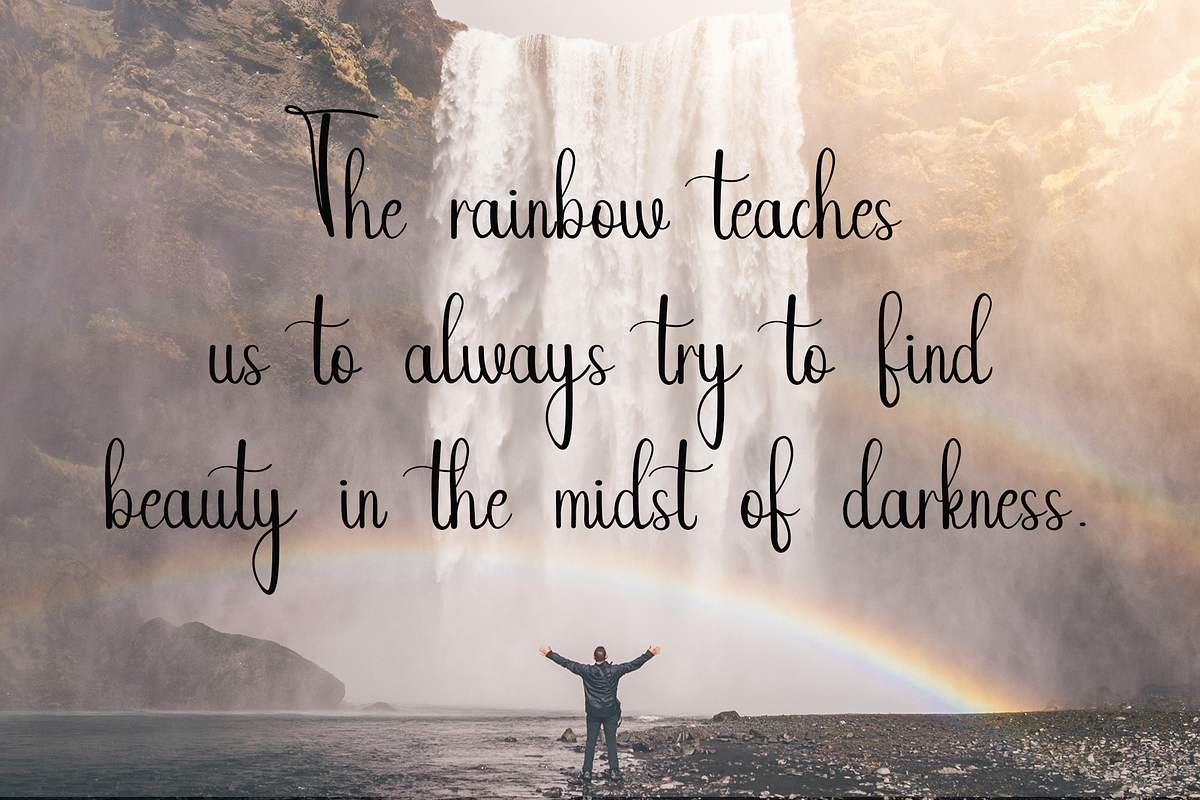Sweet Rainbow, a Handwritten Font by InermediaSTUDIO (Photo 3 of 8)