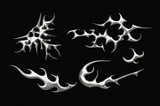 24 Cybersigilism Liquid Metal 3D PNG, an Object Graphic by GRPXSTORE (Thumbnail 5 of 10)