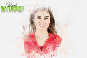 Real Water Color Painting Photo, an Action Add-On by S Graphic Studio (Thumbnail 2 of 2)