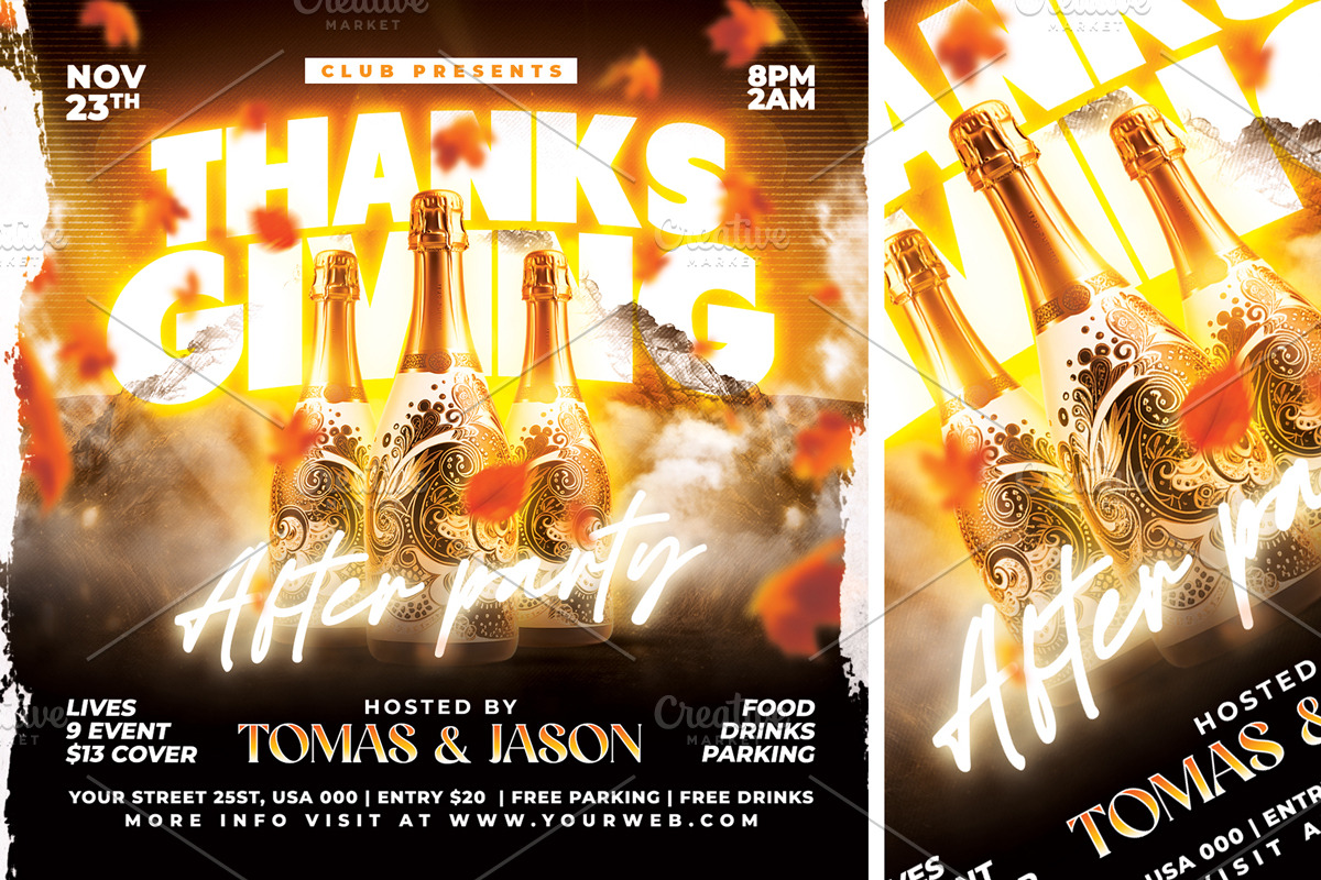 Thanksgiving Flyer, a Flyer Template by StarPixles11 (Photo 3 of 3)