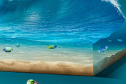 sea waves or surf isolated design, an Illustration by Nomad (Thumbnail 3 of 4)