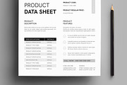Product Data Sheet Template, a Stationery Template by MightyDesign (Thumbnail 3 of 7)
